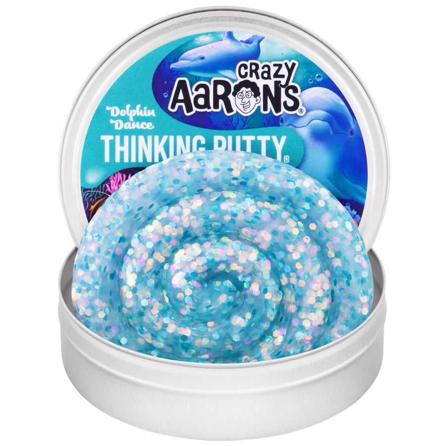 Dolphin Dance - 3.5" Thinking Putty Tin L0